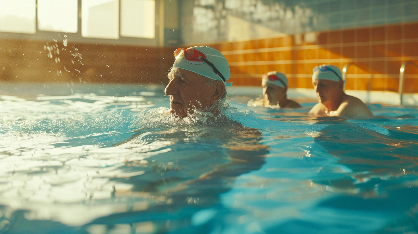 Заняття з аква-фітнесу для людей старшого віку